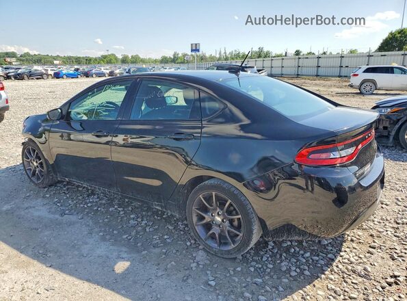 1C3CDFAA3GD591847 2016 DODGE DART Black Trasero izquierdo