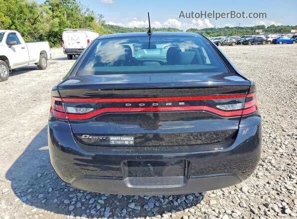 1C3CDFAA3GD591847 2016 DODGE DART Black Vista trasera