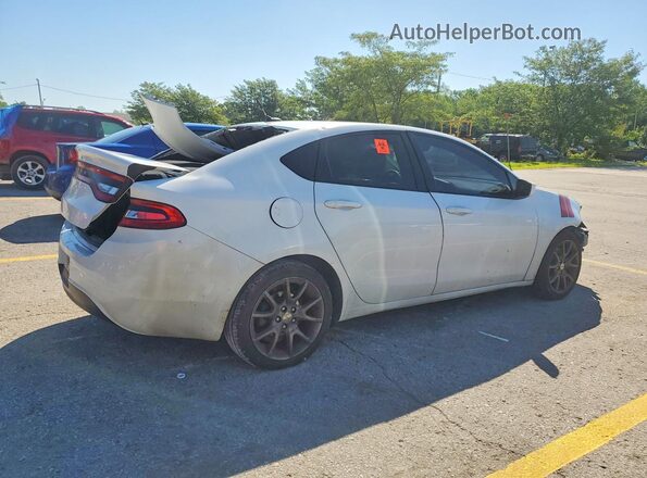 1C3CDFAA4GD529826 2016 DODGE DART White Rear right