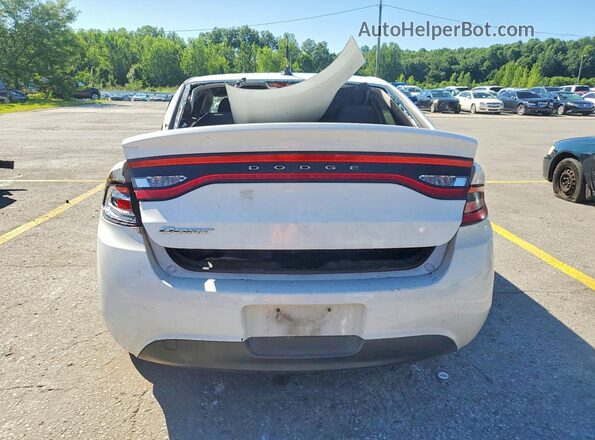 1C3CDFAA4GD529826 2016 DODGE DART White Rear view