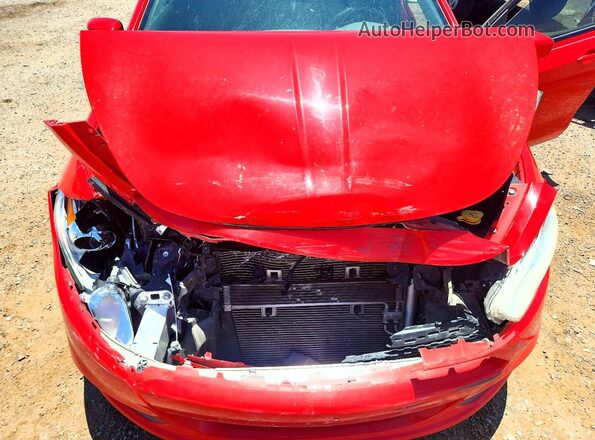 1C3CDFAA5GD701040 2016 DODGE DART Красный Вид задней части салона