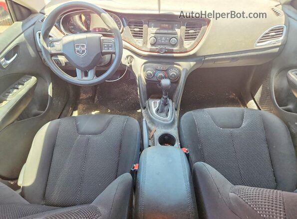 1C3CDFAA5GD701040 2016 DODGE DART Красный Вид панели приборов