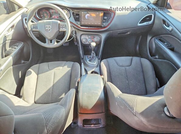 1C3CDFAA6GD755771 2016 DODGE DART Black წინა პანელის ხედი