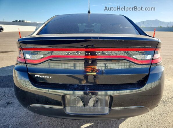 1C3CDFAA6GD755771 2016 DODGE DART Black უკანა ხედი