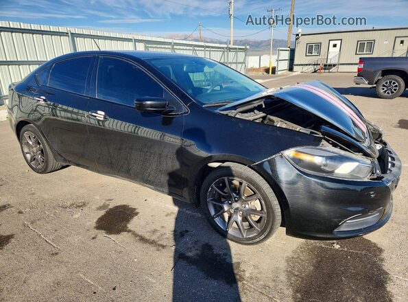 1C3CDFAA6GD755771 2016 DODGE DART Black წინა მარჯვენა