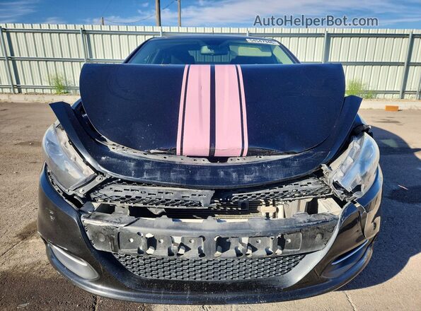 1C3CDFAA6GD755771 2016 DODGE DART Black წინა ხედი