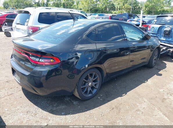 1C3CDFAA7GD608021 2016 DODGE DART Black Հետևի աջ