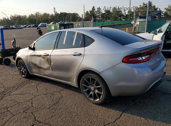 1C3CDFAA7GD661401 2016 DODGE DART Silver Trasero izquierdo