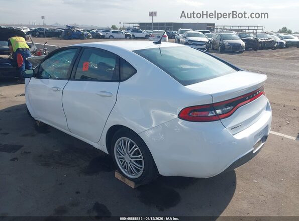 1C3CDFAA8GD517291 2016 DODGE DART White Trasero izquierdo