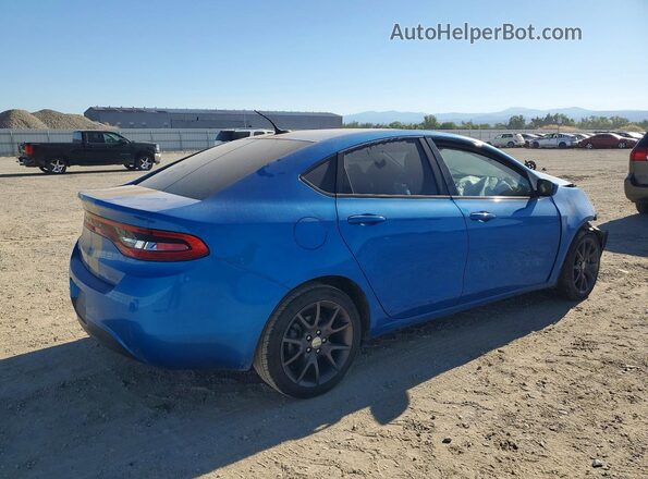 1C3CDFAA8GD578284 2016 DODGE DART Blue Rear right