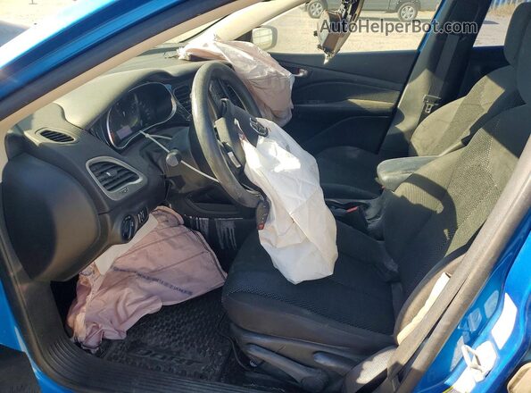 1C3CDFAA8GD578284 2016 DODGE DART Blue Front interior view