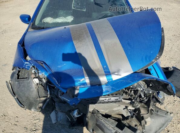 1C3CDFAA8GD578284 2016 DODGE DART Blue Rear interior view