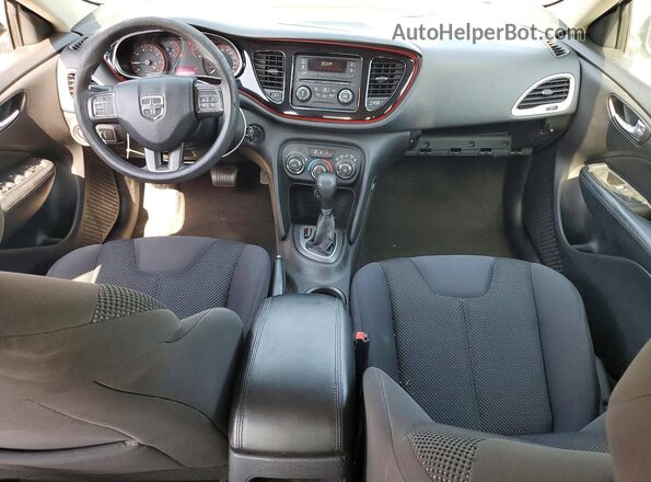 1C3CDFAA8GD712226 2016 DODGE DART White Widok deski rozdzielczej