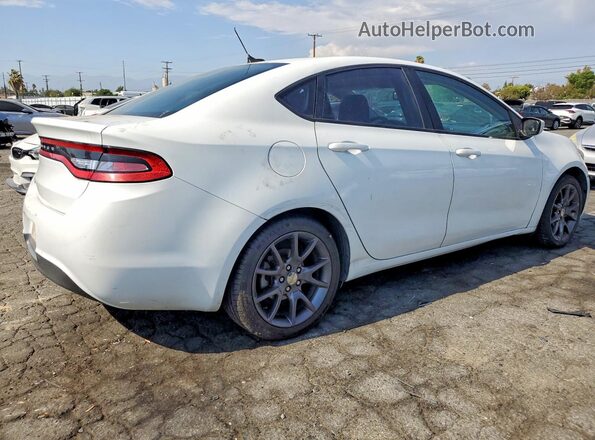 1C3CDFAA8GD712226 2016 DODGE DART White Tył prawy