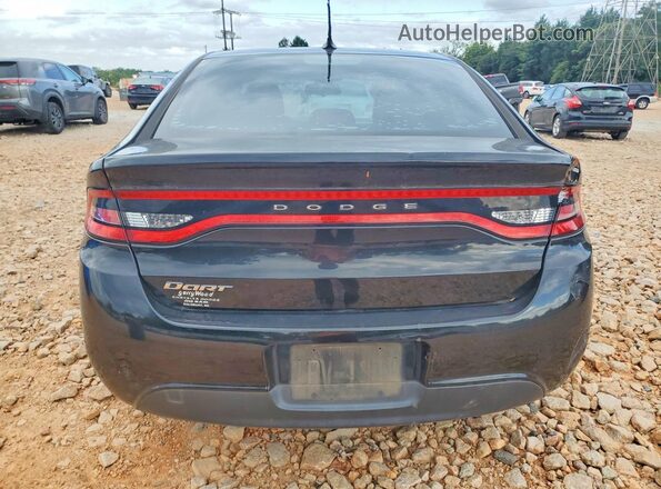 1C3CDFAA9GD606545 2016 DODGE DART Black Вид ззаду