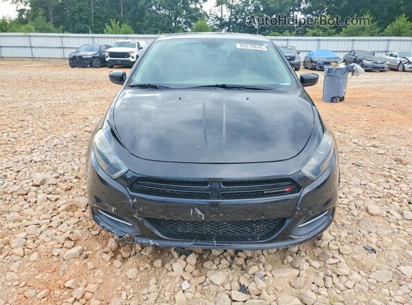 1C3CDFAA9GD606545 2016 DODGE DART Black Вид спереду