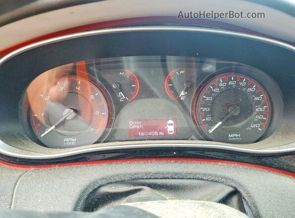 1C3CDFAA9GD606545 2016 DODGE DART Black Вид щитка приладів