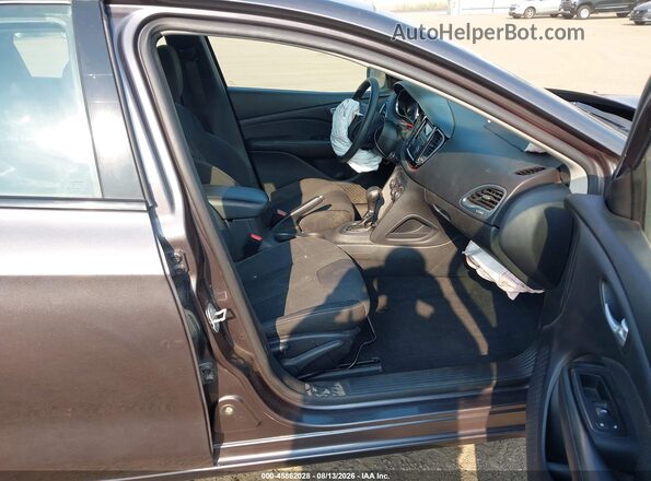 1C3CDFBA2GD652359 2016 DODGE DART Gray Widok wnętrza z przodu