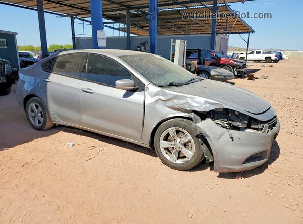 1C3CDFBA5GD652677 2016 DODGE DART Gray Przód prawy