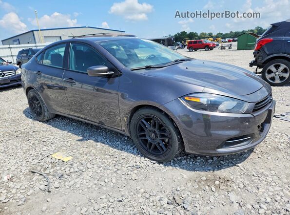 1C3CDFBA8GD652544 2016 DODGE DART Gray Przód prawy