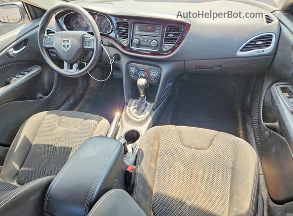 1C3CDFBA8GD652544 2016 DODGE DART Gray Widok deski rozdzielczej