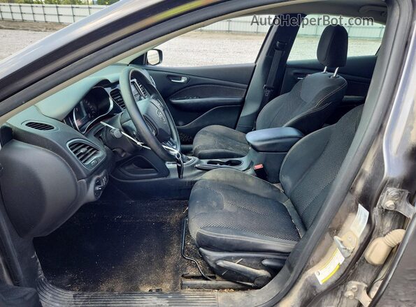 1C3CDFBA8GD652544 2016 DODGE DART Gray Widok wnętrza z przodu