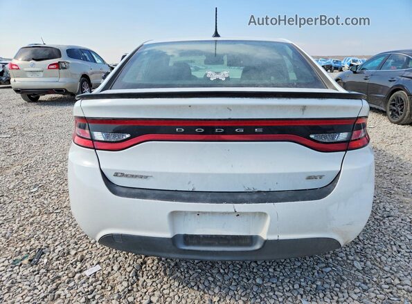 1C3CDFBB0GD609857 2016 DODGE DART White Widok z tyłu