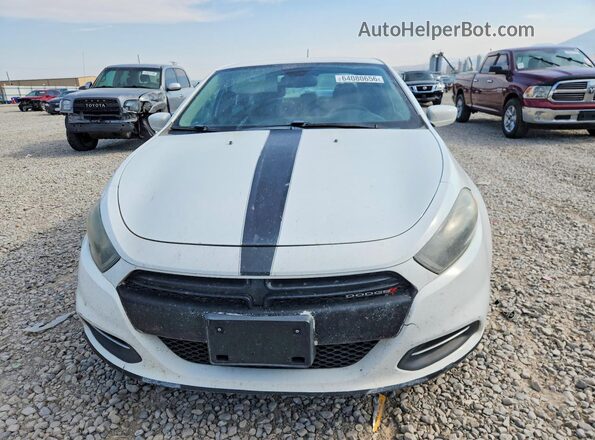 1C3CDFBB0GD609857 2016 DODGE DART White Widok z przodu