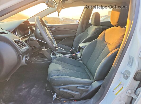 1C3CDFBB0GD609857 2016 DODGE DART White Widok wnętrza z przodu