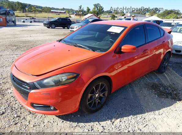 1C3CDFBB0GD644267 2016 DODGE DART Orange Front left