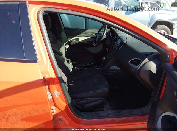 1C3CDFBB0GD644267 2016 DODGE DART Orange Front interior view