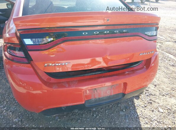 1C3CDFBB0GD644267 2016 DODGE DART Orange Front view