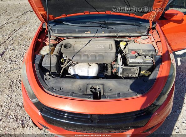 1C3CDFBB0GD644267 2016 DODGE DART Orange Rear view