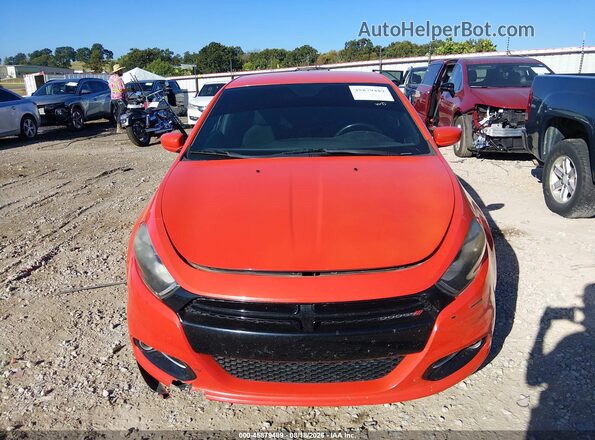 1C3CDFBB0GD644267 2016 DODGE DART Orange Instrument cluster view