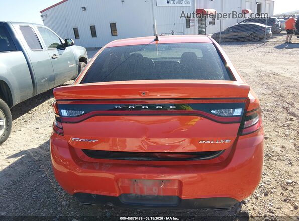 1C3CDFBB0GD644267 2016 DODGE DART Orange 