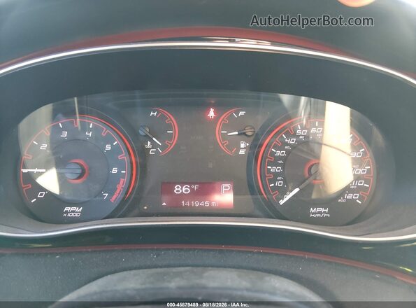1C3CDFBB0GD644267 2016 DODGE DART Orange Rear seats view
