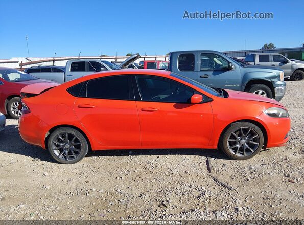 1C3CDFBB0GD644267 2016 DODGE DART Orange Rear interior view