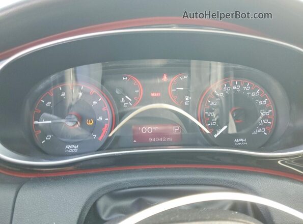 1C3CDFBB0GD653020 2016 DODGE DART Gray Vista del cuadro de instrumentos