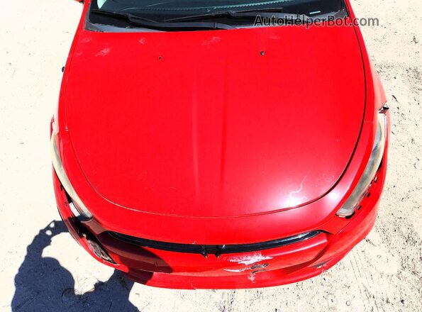 1C3CDFBB0GD689399 2016 DODGE DART Red Rear interior view