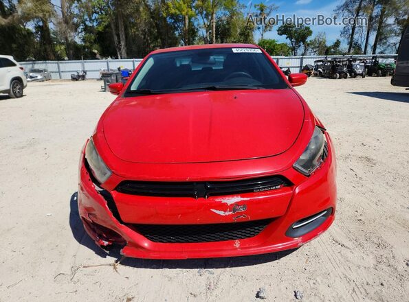 1C3CDFBB0GD689399 2016 DODGE DART Red Front view