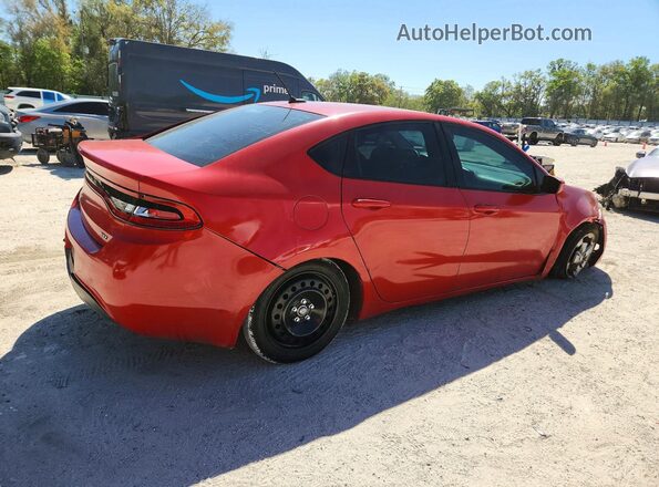 1C3CDFBB0GD689399 2016 DODGE DART Red Rear right