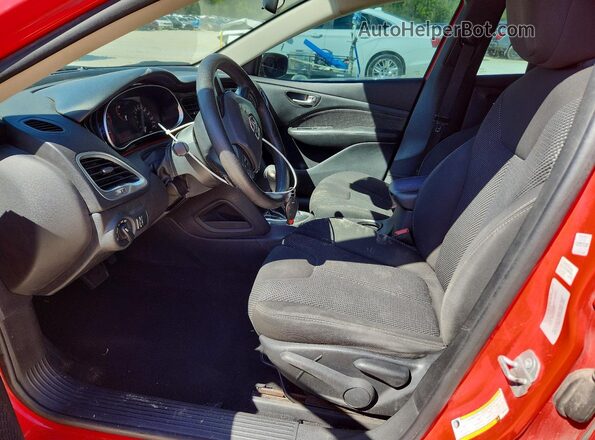 1C3CDFBB0GD689399 2016 DODGE DART Red Front interior view
