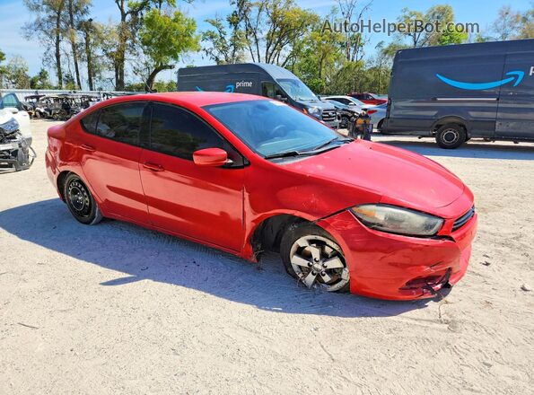1C3CDFBB0GD689399 2016 DODGE DART Red Front right