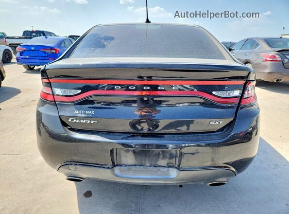 1C3CDFBB0GD740223 2016 DODGE DART Black Widok z tyłu