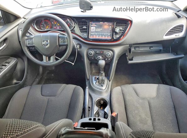 1C3CDFBB1GD505877 2016 DODGE DART White Vista del salpicadero
