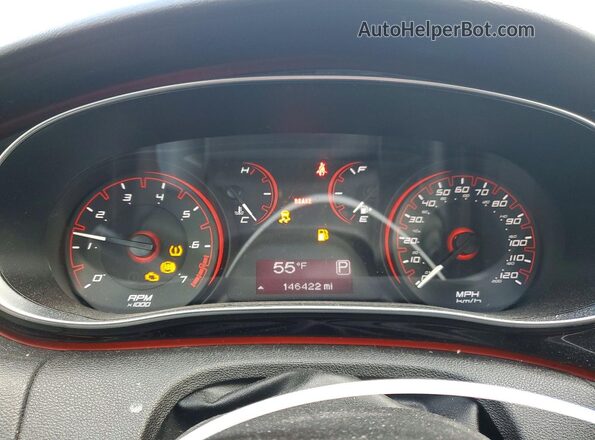 1C3CDFBB1GD505877 2016 DODGE DART White Vista del cuadro de instrumentos