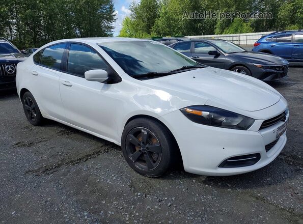 1C3CDFBB1GD505877 2016 DODGE DART White Delantero derecho
