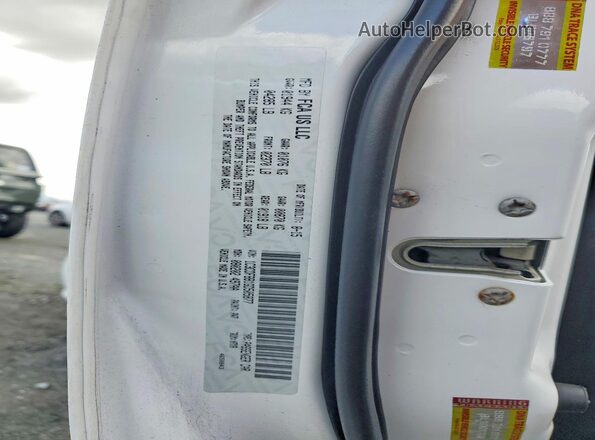 1C3CDFBB1GD505877 2016 DODGE DART White Vista de la etiqueta del VIN
