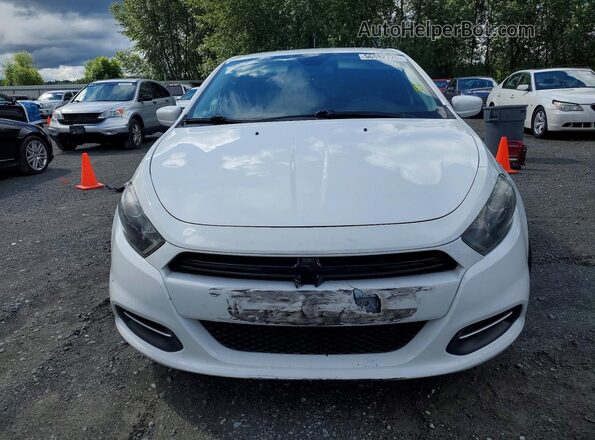 1C3CDFBB1GD505877 2016 DODGE DART White Vista frontal