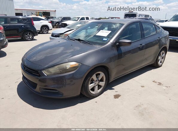1C3CDFBB1GD577288 2016 DODGE DART Gray Առջևի ձախ երեք քառորդ տեսարան